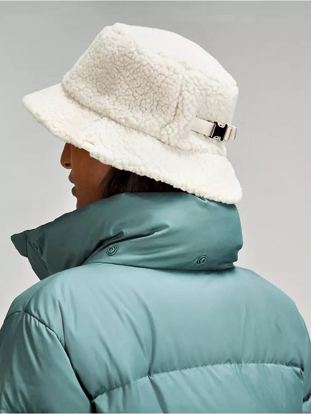 Lululemon Textured Fleece Bucket Hat Cream L/XL NWT